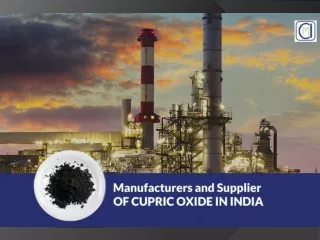 Manufacturers and Suppliers of Cupric Oxide in India