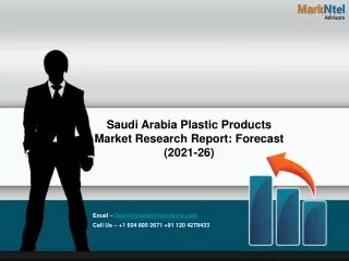 Saudi Arabia Plastic Products Market 2021