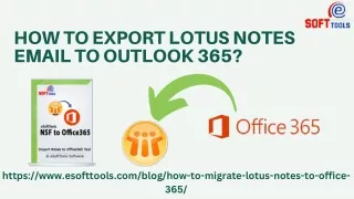 how to export lotus notes email to outlook 365