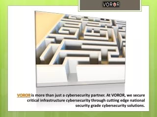 Protecting Critical Infrastructure Through Cybersecurity Solutions - VOROR