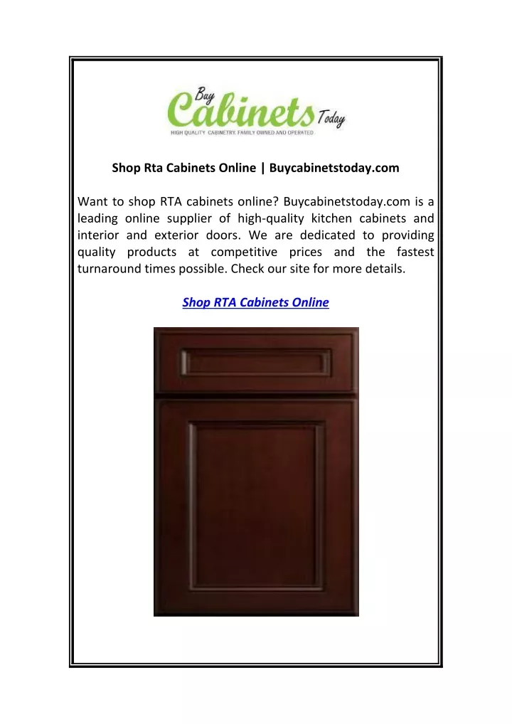 shop rta cabinets online buycabinetstoday com