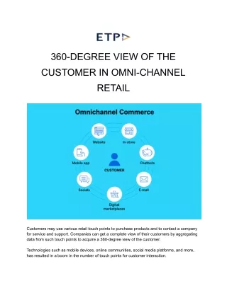 360-DEGREE VIEW OF THE CUSTOMER IN OMNI-CHANNEL RETAIL