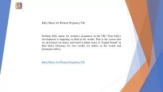 Baby Music for Women Pregnancy UK   Babymusicintune.com