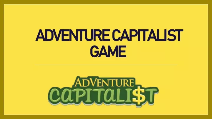 adventure capitalist game