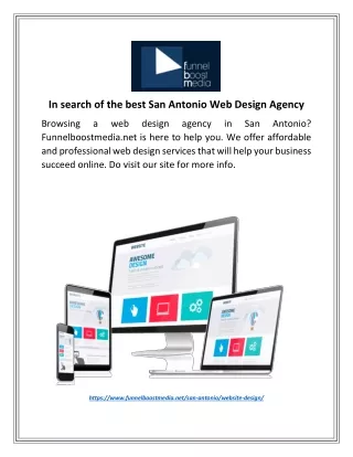 in search of the best san antonio web design