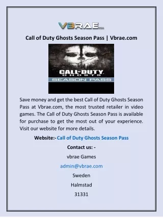 call of duty ghosts season pass vbrae com