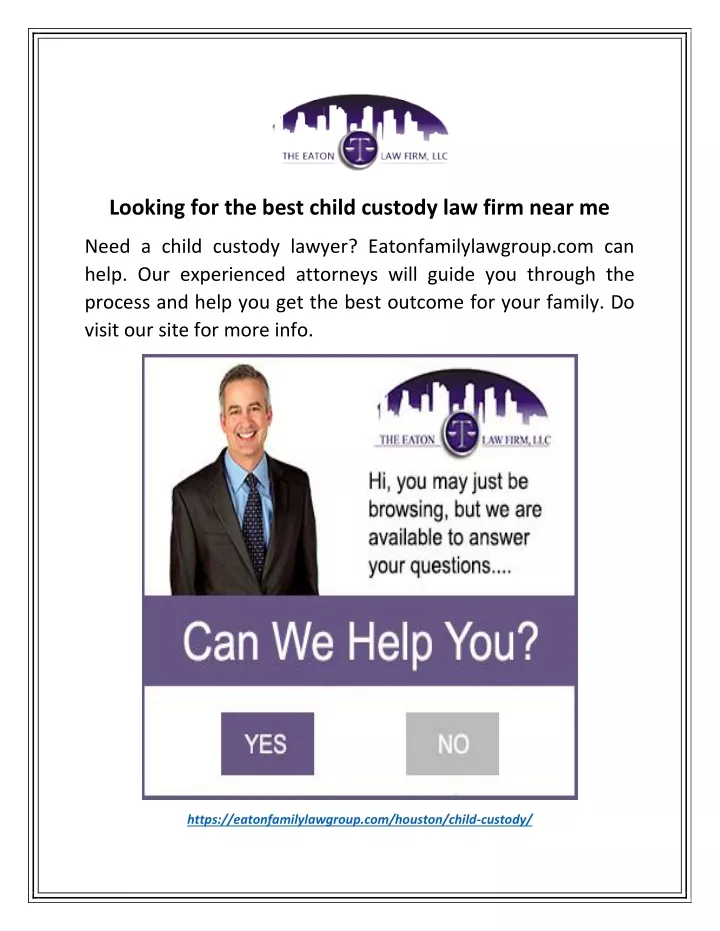 looking for the best child custody law firm near