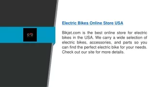 electric bikes online store usa bikjet