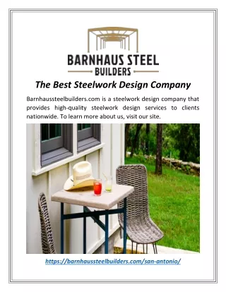 The Best Steelwork Design Company