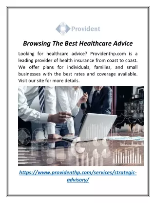 Browsing The Best Healthcare Advice