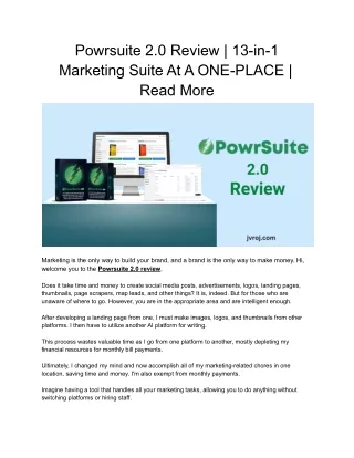 powrsuite 2 0 review 13 in 1 marketing suite