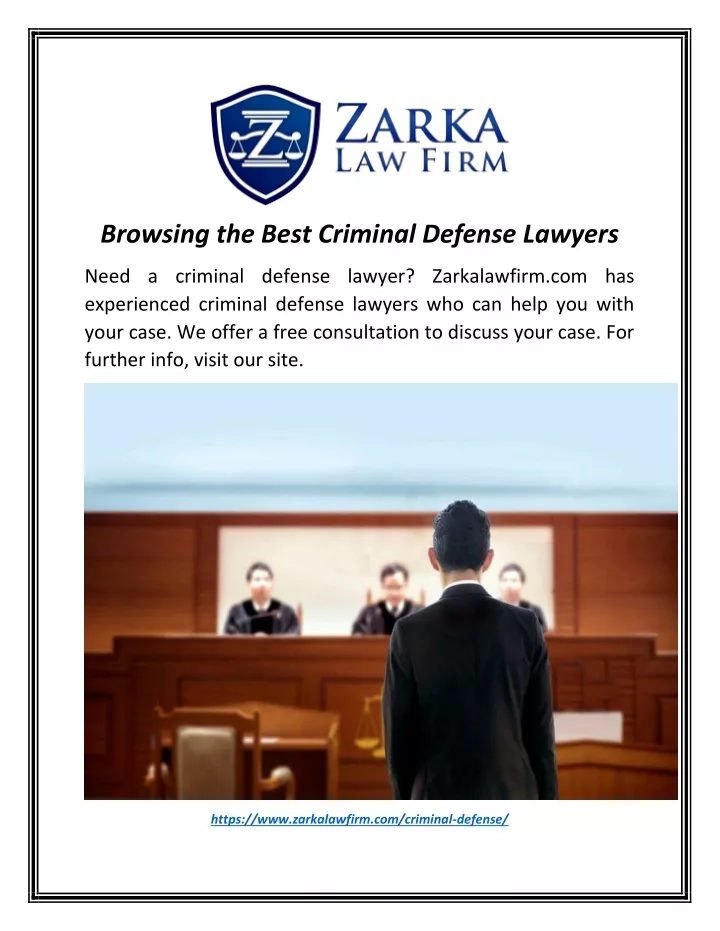 browsing the best criminal defense lawyers