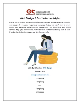 Web Design Easttech.com