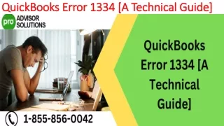 quickbooks error 1334 a technical guide