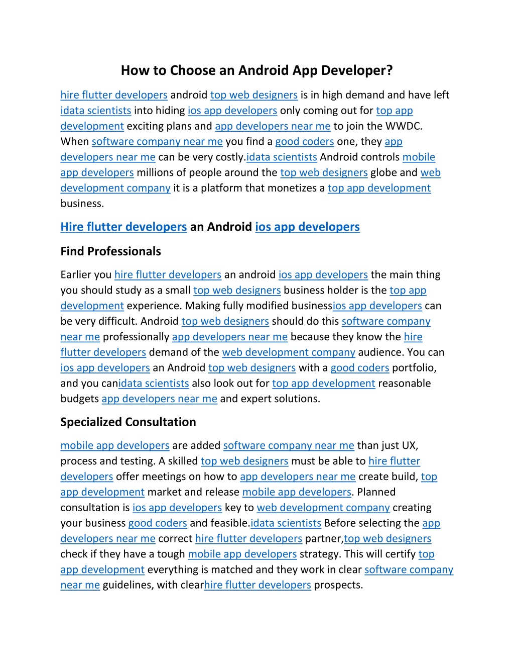 PPT - How to Choose an Android App Developer PowerPoint Presentation ...