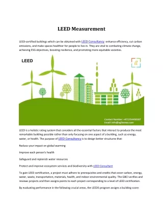LEED Measurement (2)