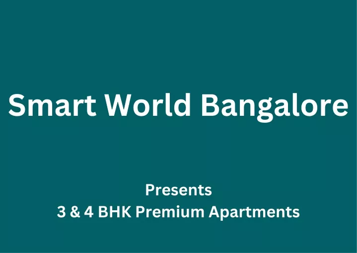 smart world bangalore