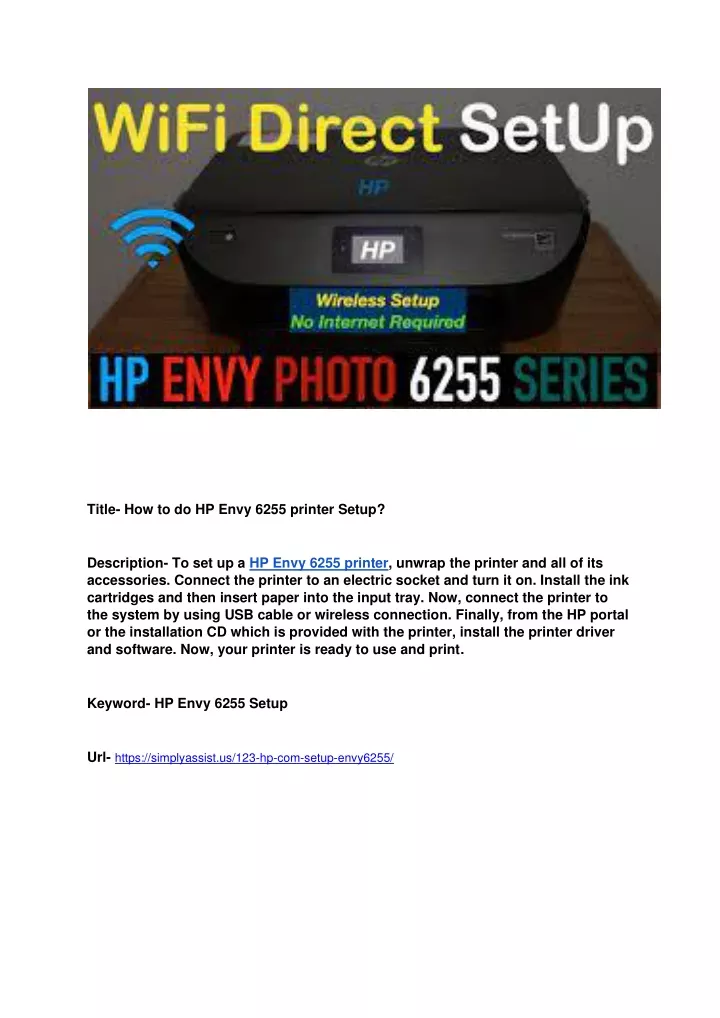 Ppt How To Do Hp Envy 6255 Printer Setup Powerpoint Presentation Free Download Id11894268 6723