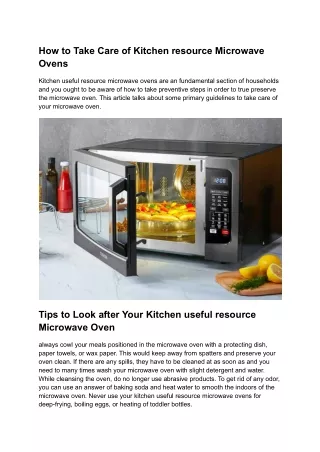 Top 10 Best Microwave Ovens in 20223