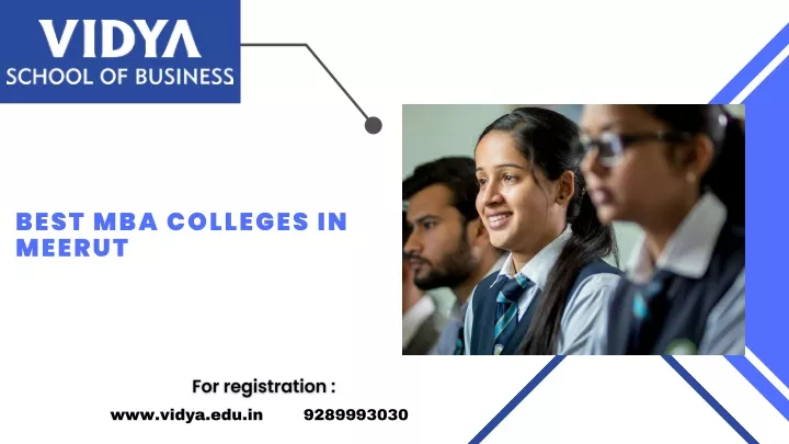 best mba colleges in meerut