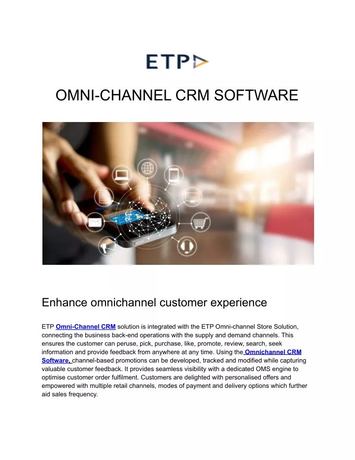 omni channel crm software