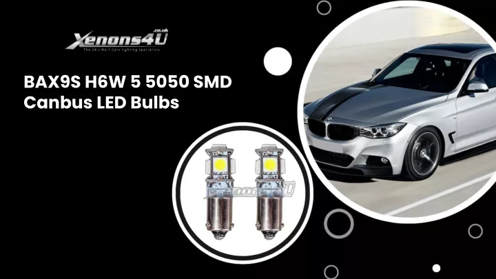 bax9s h6w 5 5050 smd canbus led bulbs