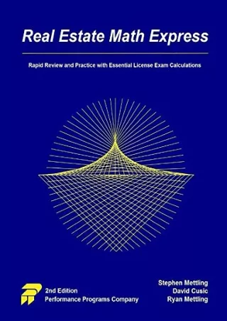 full D!ownload  (pdF) Real Estate Math Express: Rapid Review and Practice w