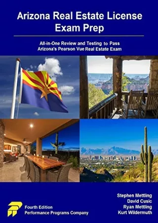 D!ownload (pdF) Arizona Real Estate License Exam Prep: All-in-One Review an