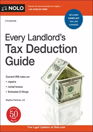 Read((eBOOK) Every Landlord's Tax Deduction Guide