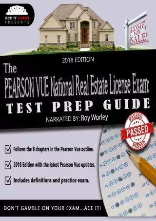 D!OWNLOAD The PEARSON VUE National Real Estate License Exam: Test Prep Guid