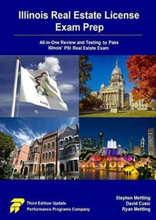 (pdF) full d!OWNLOAD Illinois Real Estate License Exam Prep: All-in-One Rev