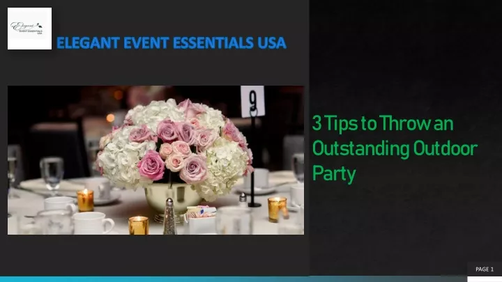 elegant event essentials usa