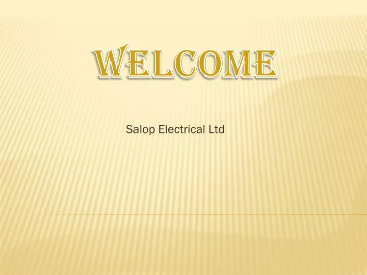 salop electrical ltd