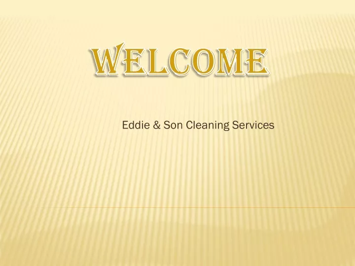 eddie son cleaning services