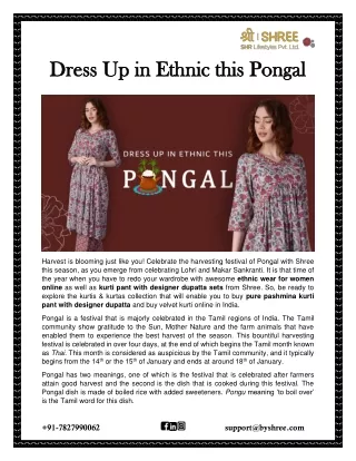 dress up in ethnic this pongal dress up in ethnic