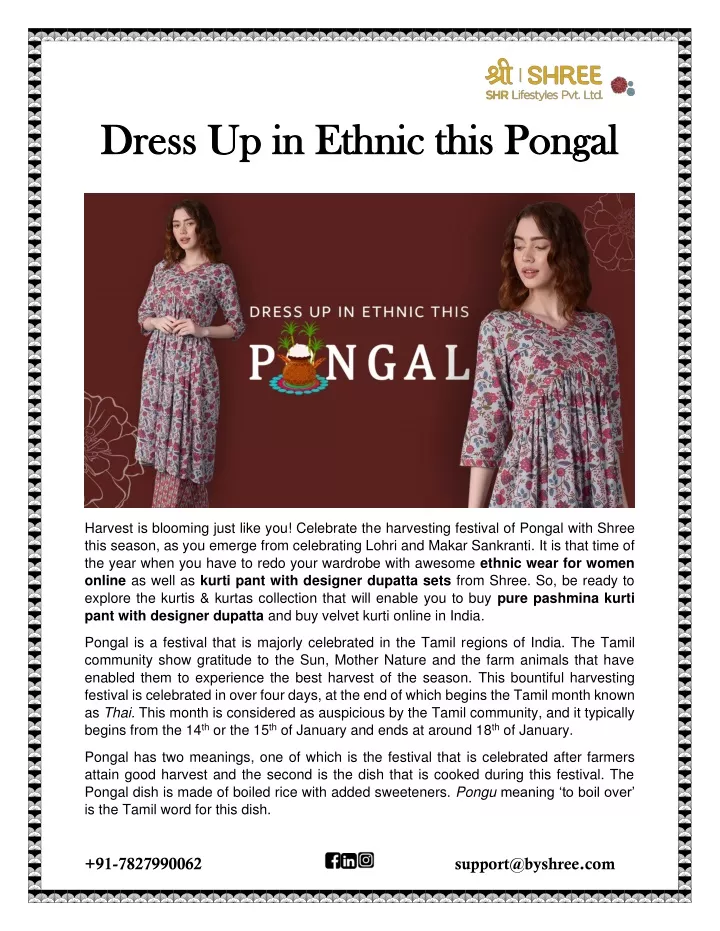 dress up in ethnic this pongal dress up in ethnic