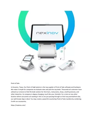 point of sale