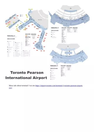 Terminal map toronto airport