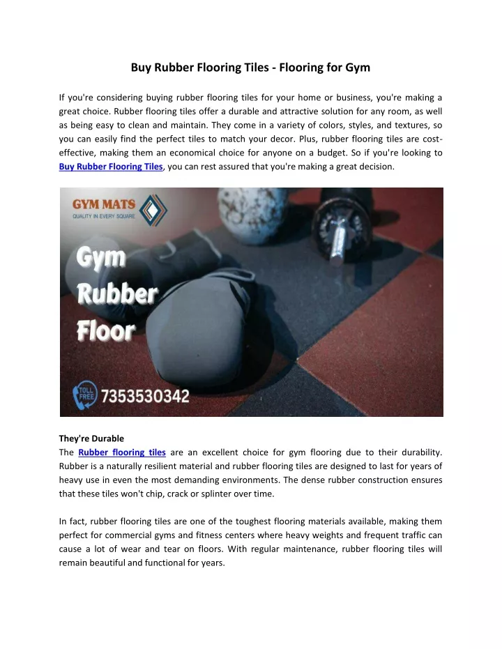 buy rubber flooring tiles flooring for gym