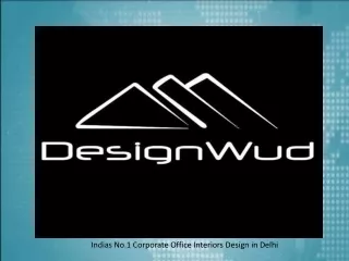 Corporate Office Interiors Design in Delhi