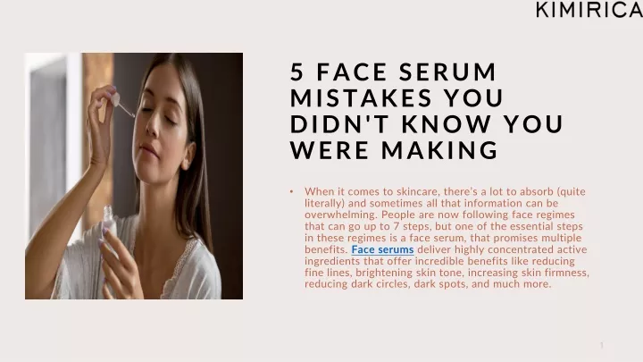 5 face serum mistakes you didn t know you were making