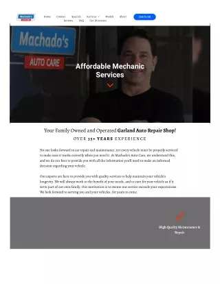 Machados Auto Care - www-autorepairgarland-com-