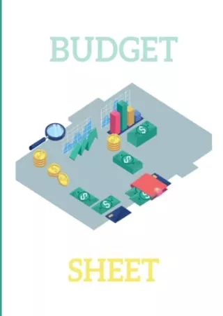 [ebook] d!OWNLOAD Budget Sheet: Planner Monthly Tracker Organizer | Large S