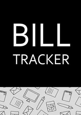 D!ownload  book (pdF) Bill Tracker: A Monthly Bill Payment Tracker book , s