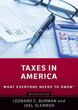 %Read%((eBOOK) Taxes in America: What Everyone Needs to KnowR