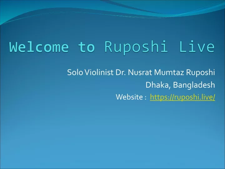 welcome to ruposhi live