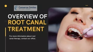 Overview Of Root Canal Treatment