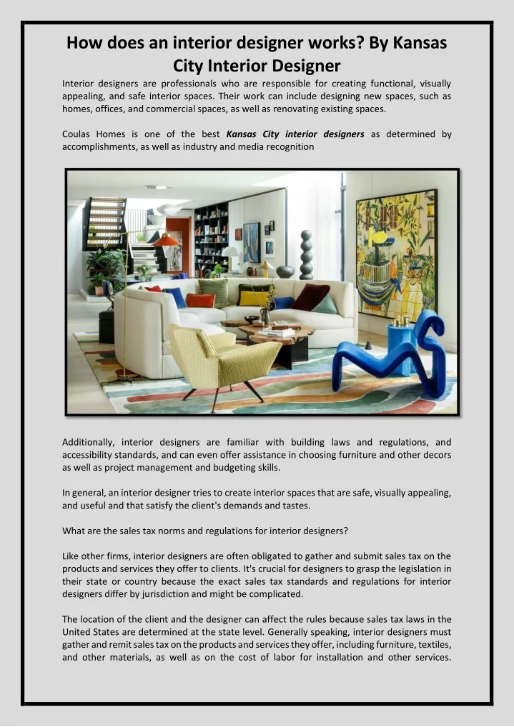 PPT - What is the process of an interior designer? By an interior ...