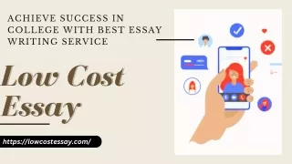 achieve success in college with best essay