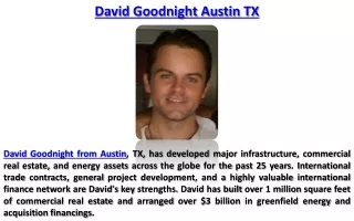 David Goodnight Austin TX